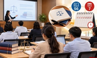 Chương trình bồi dưỡng nghiệp vụ tư pháp cấp xã có thời lượng 56 tiết trong 7 ngày