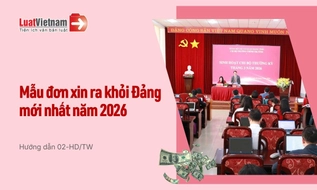 Mẫu Đơn xin ra khỏi Đảng thuyết phục và mới nhất