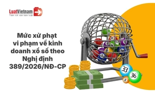Tổng hợp mức phạt vi phạm về kinh doanh xổ số từ 30/11/2026