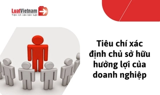 Chủ sở hữu hưởng lợi của doanh nghiệp được xác định thế nào?