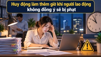 Huy động làm thêm giờ khi người lao động không đồng ý bị phạt bao nhiêu theo Nghị định 283/2026/NĐ-CP?