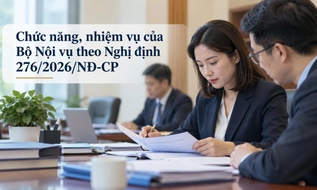 Chức năng, nhiệm vụ của Bộ Nội vụ mới nhất theo quy định Nghị định 276 ra sao?