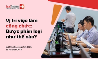Các loại vị trí việc làm của công chức mới nhất hiện nay