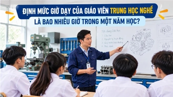 Định mức giờ dạy của giáo viên trung học nghề là bao nhiêu giờ trong một năm học?