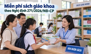 Nghị định 271 về miễn phí sách giáo khoa có những quy định gì đáng chú ý?