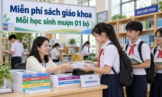 Những sách giáo khoa nào được miễn phí sử dụng, mỗi học sinh được mượn bao nhiêu bộ?