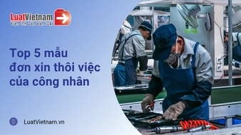 Top 5 mẫu đơn xin thôi việc của công nhân mới nhất