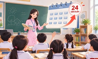 Đề xuất tăng định mức tiết dạy của giáo viên tiểu học lên 24 tiết/tuần