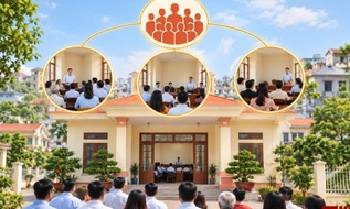 Hướng dẫn 08: Đảng bộ trực thuộc cơ sở tại địa bàn dân cư phải có ít nhất 3 chi bộ, 400 Đảng viên