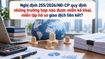 Nghị định 255/2026/NĐ-CP quy định những trường hợp nào được miễn kê khai, miễn lập hồ sơ giao dịch liên kết?