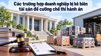 Doanh nghiệp bị kê biên tài sản để cưỡng chế thi hành án trong trường hợp nào?