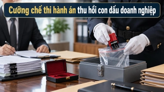 Doanh nghiệp bị thu hồi con dấu trong trường hợp nào khi cưỡng chế thi hành án?