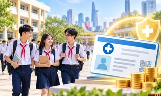 TP HCM: Học sinh phổ thông được ngân sách hỗ trợ 100% mức đóng BHYT