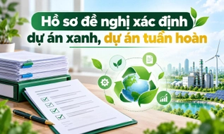 Hồ sơ, thủ tục đề nghị xác định dự án xanh, dự án tuần hoàn như thế nào?
