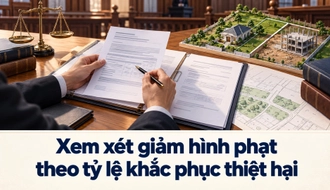Nghị quyết 04/2026/NQ-HĐTP hướng dẫn giảm mức hình phạt theo tỷ lệ khắc phục thiệt hại khi xét xử vi phạm đất đai thế nào?