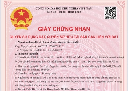Quy định về mã QR trên Sổ đỏ theo Thông tư 10/2024/TT-BTNMT