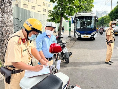 Hà Nội: Xử lý nghiêm hành vi vi phạm giao thông dịp lễ Quốc khánh