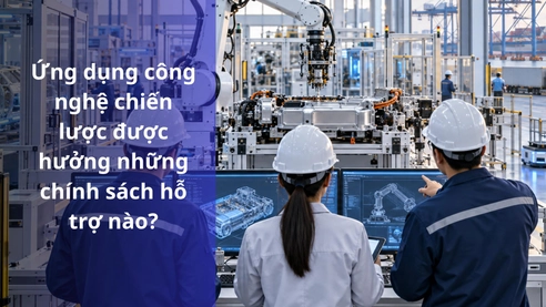 Ứng dụng công nghệ chiến lược được hưởng những chính sách hỗ trợ nào?