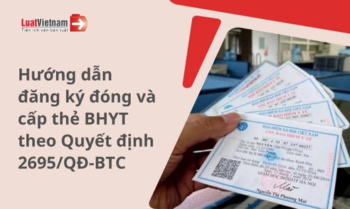 Thủ tục đăng ký đóng, cấp thẻ BHYT đối với người chỉ tham gia BHYT