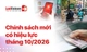 Chính sách mới có hiệu lực tháng 10/2026