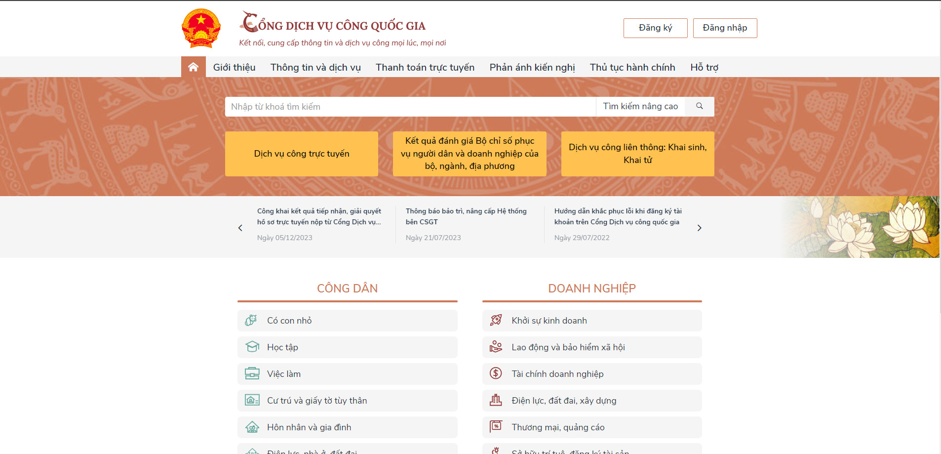 Thủ tục đăng ký kết hôn online 