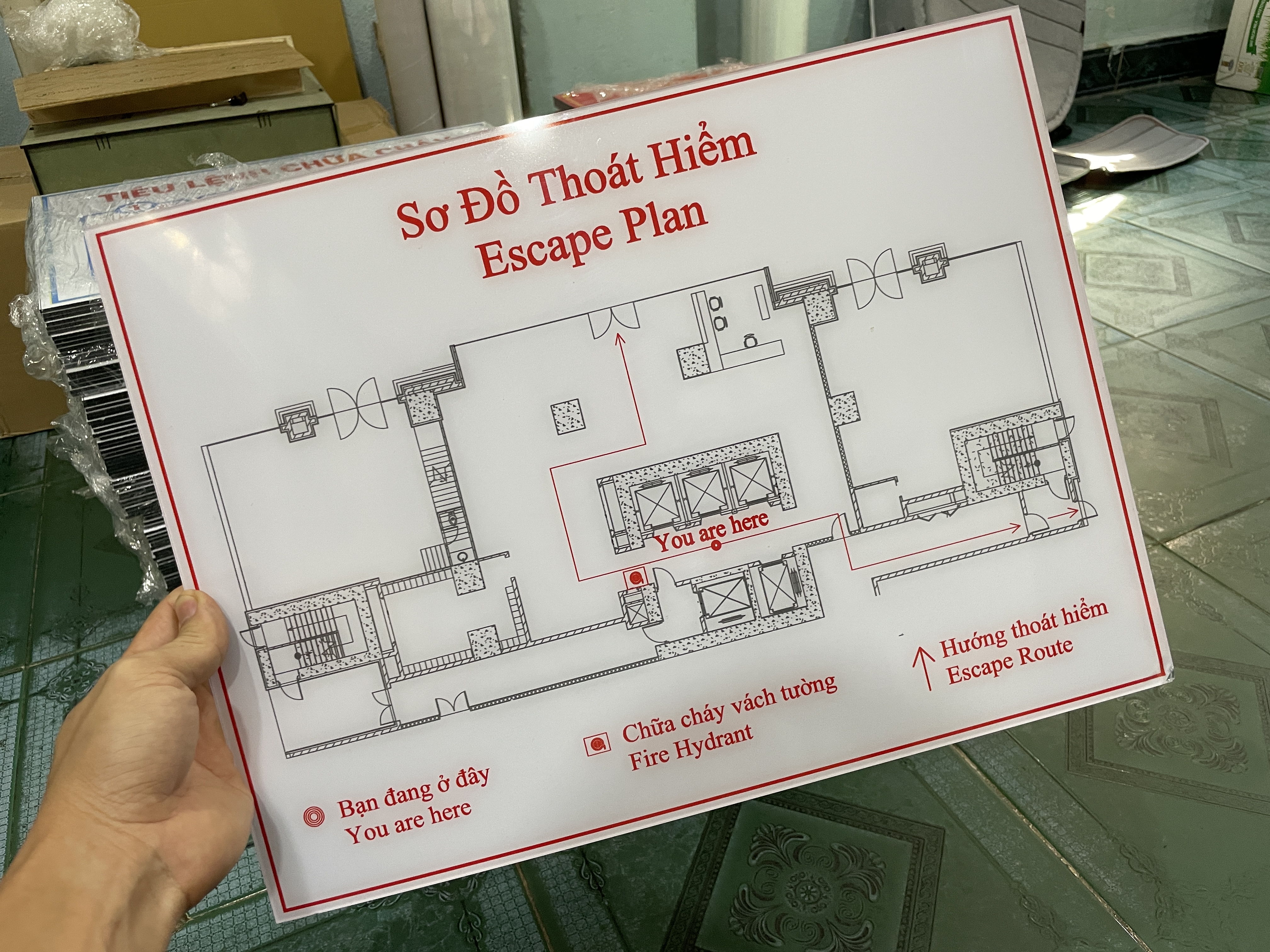 Sơ đồ chỉ dẫn về phòng cháy và chữa cháy có bắt buộc? 