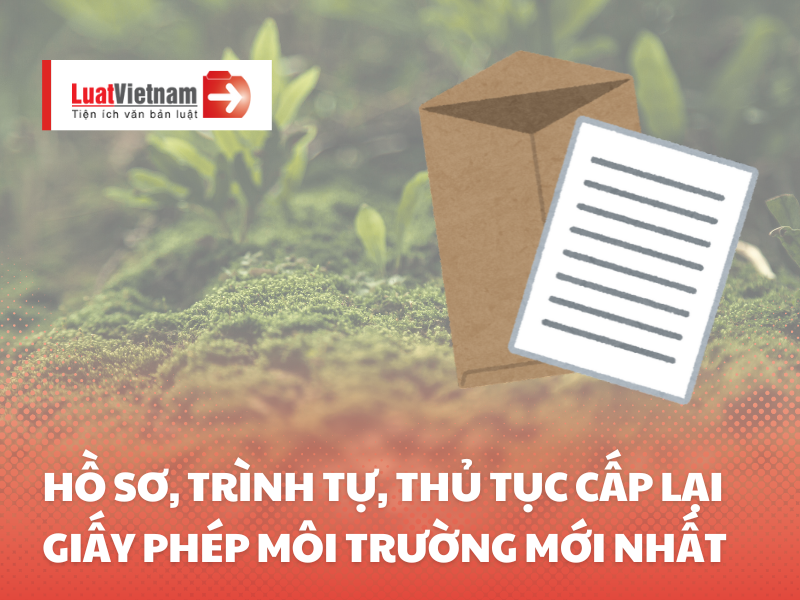 cấp lại giấy phép môi trường