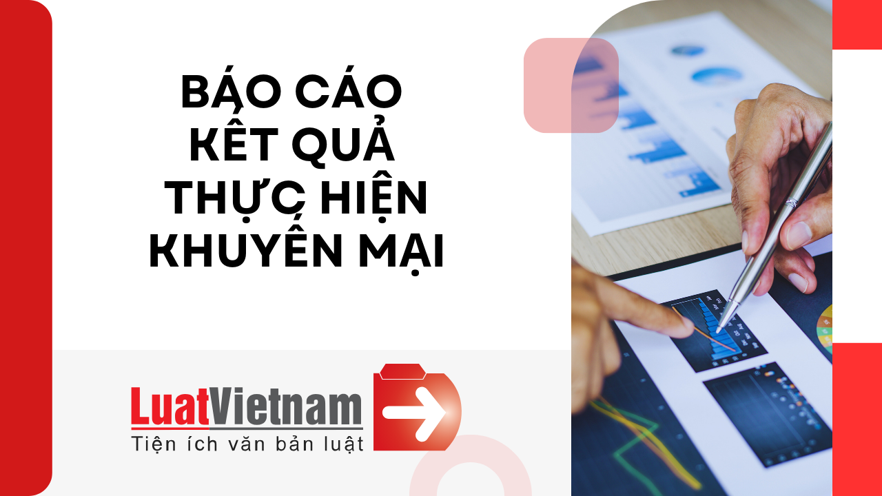 báo cáo kết quả thực hiện khuyến mại