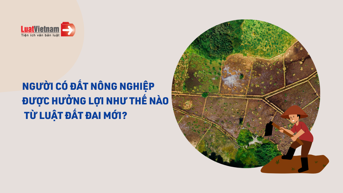 Người có đất nông nghiệp được hưởng lợi như thế nào