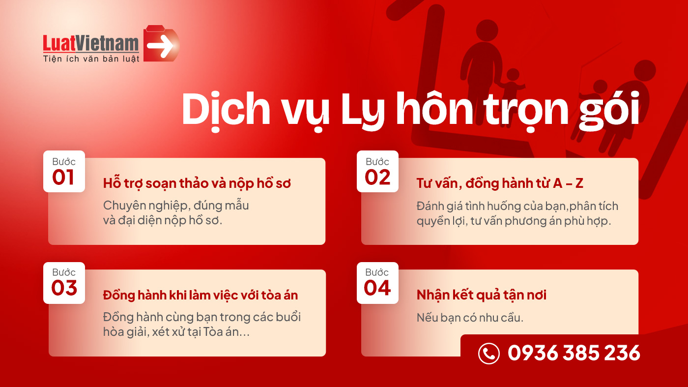 Dịch vụ ly hôn trọn gói Dịch vụ ly hôn trọn gói