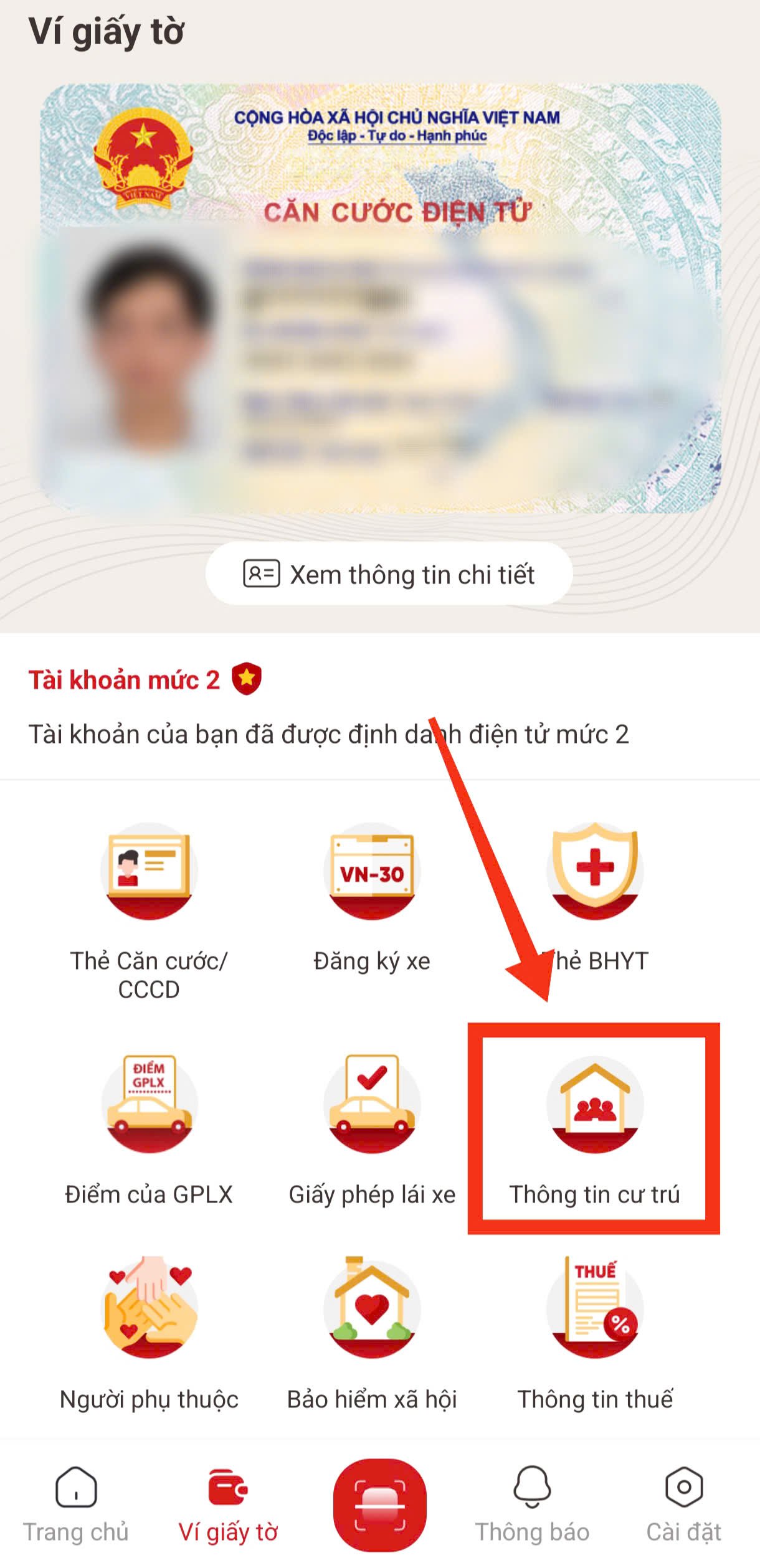 Hướng dẫn xem địa chỉ quê quán mới sau sáp nhập trên VNeID Hướng dẫn xem địa chỉ quê quán mới sau sáp nhập trên VNeID