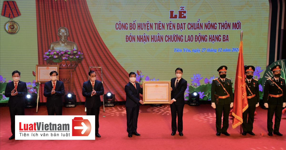 Mức tiền thưởng Huân chương, Huy chương Mức tiền thưởng Huân chương, Huy chương