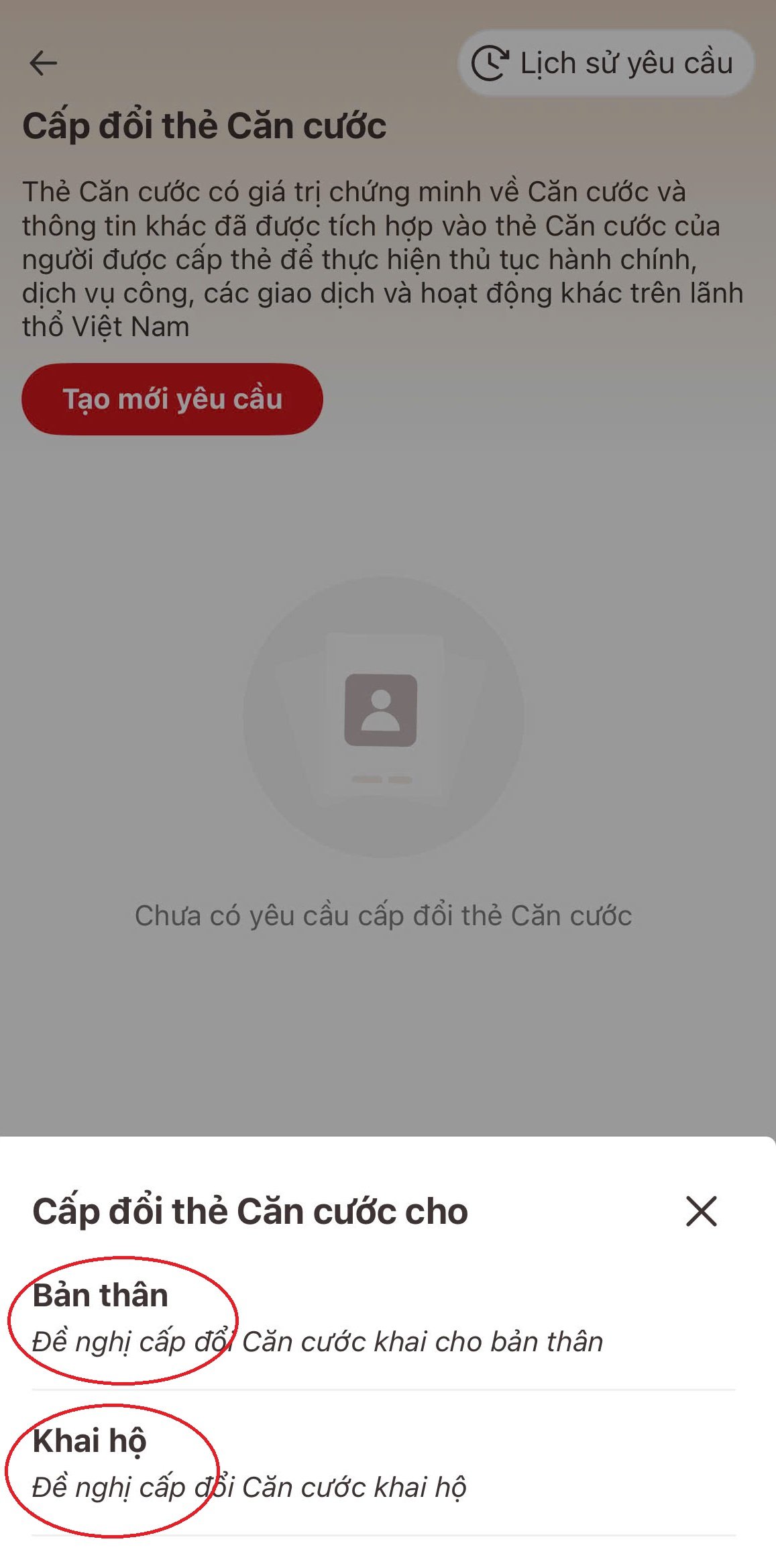 Hướng dẫn cấp đổi thẻ Căn cước trên VNeID (Ảnh minh họa)