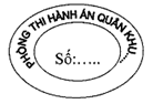 Thông tư 96/2016/TT-BQP của Bộ Quốc phòng về việc quy định công tác kiểm tra, biểu mẫu nghiệp vụ về thi hành án dân sự trong quân đội
