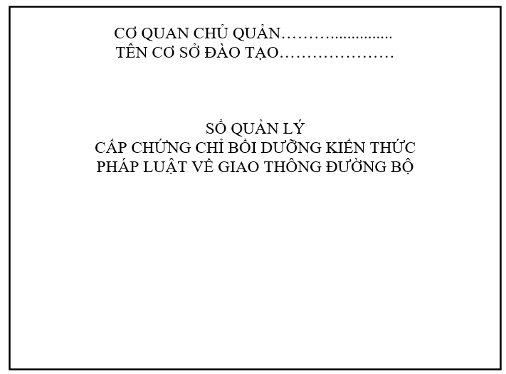 Thông tư 09/2009/TT-BGTVT của Bộ Giao thông Vận tải quy định về bồi dưỡng kiến thức pháp luật giao thông đường bộ cho người điều khiển xe máy chuyên dùng tham gia giao thông đường bộ