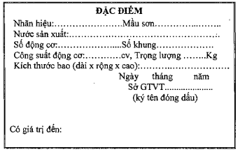 Thông tư 20/2010/TT-BGTVT của Bộ Giao thông Vận tải quy định về cấp, đổi, thu hồi đăng ký, biển số xe máy chuyên dùng có tham gia giao thông đường bộ