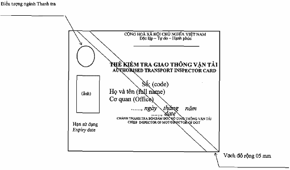 Thông tư 68/2013/TT-BGTVT của Bộ Giao thông Vận tải quy định về thanh tra viên, công chức thanh tra chuyên ngành và cộng tác viên thanh tra ngành Giao thông vận tải