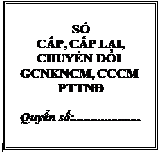 Thông tư 56/2014/TT-BGTVT của Bộ Giao thông Vận tải về việc quy định thi, kiểm tra, cấp, cấp lại, chuyển đổi giấy chứng nhận khả năng chuyên môn, chứng chỉ chuyên môn thuyền viên, người lái phương tiện thủy nội địa và đảm nhiệm chức danh thuyền viên phương tiện thủy nội địa