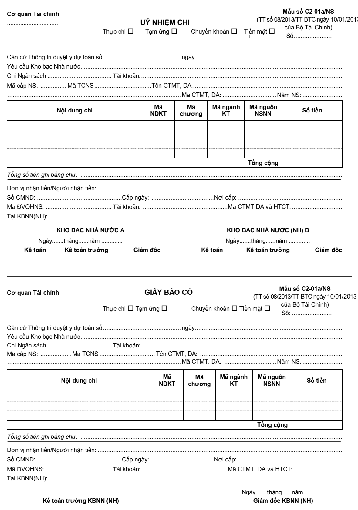 Quyết định 759/QĐ-BTC của Bộ Tài chính về việc đính chính Thông tư 08/2013/TT-BTC ngày 10/01/2013 của Bộ Tài chính hướng dẫn thực hiện kế toán Nhà nước áp dụng cho hệ thống thông tin quản lý ngân sách Nhà nước và kho bạc (TABMIS)