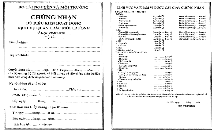 Quyết định 1670/QĐ-BTNMT của Bộ Tài nguyên và Môi trường về việc công bố thủ tục hành chính được thay thế thuộc phạm vi chức năng quản lý Nhà nước của Bộ Tài nguyên và Môi trường