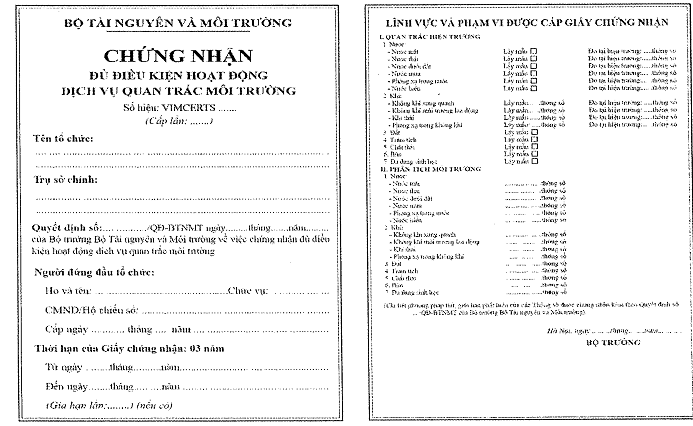 Quyết định 1670/QĐ-BTNMT của Bộ Tài nguyên và Môi trường về việc công bố thủ tục hành chính được thay thế thuộc phạm vi chức năng quản lý Nhà nước của Bộ Tài nguyên và Môi trường
