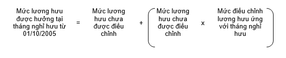 Thông tư 26/2005/TT-BLĐTBXH của Bộ Lao động, Thương binh và Xã hội về hướng dẫn việc điều chỉnh lương hưu và trợ cấp bảo hiểm xã hội theo Nghị định số 117/2005/NĐ-CP ngày 15/9/2005 của Chính phủ