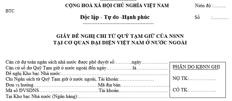 Thông tư 222/2010/TT-BTC của Bộ Tài chính quy định chế độ quản lý tài chính, tài sản đối với các Cơ quan Việt Nam ở nước ngoài