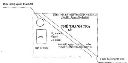 Thông tư 01/2012/TT-TTCP của Thanh tra Chính phủ quy định mẫu và việc quản lý, sử dụng Thẻ Thanh tra