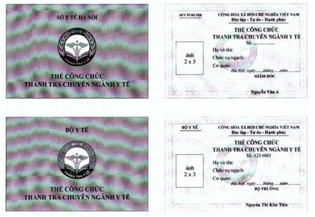 Thông tư 39/2015/TT-BYT của Bộ Y tế quy định về tiêu chuẩn, trang phục và thẻ của người được giao thực hiện nhiệm vụ thanh tra và chuyên ngành về y tế