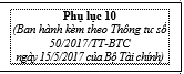 Thông tư 50/2017/TT-BTC của Bộ Tài chính về việc hướng dẫn thi hành Nghị định 73/2016/NĐ-CP ngày 01/07/2016 của Chính phủ quy định chi tiết thi hành Luật Kinh doanh bảo hiểm và Luật sửa đổi, bổ sung một số điều của Luật Kinh doanh bảo hiểm