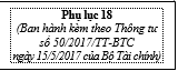 Thông tư 50/2017/TT-BTC của Bộ Tài chính về việc hướng dẫn thi hành Nghị định 73/2016/NĐ-CP ngày 01/07/2016 của Chính phủ quy định chi tiết thi hành Luật Kinh doanh bảo hiểm và Luật sửa đổi, bổ sung một số điều của Luật Kinh doanh bảo hiểm