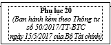 Thông tư 50/2017/TT-BTC của Bộ Tài chính về việc hướng dẫn thi hành Nghị định 73/2016/NĐ-CP ngày 01/07/2016 của Chính phủ quy định chi tiết thi hành Luật Kinh doanh bảo hiểm và Luật sửa đổi, bổ sung một số điều của Luật Kinh doanh bảo hiểm