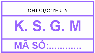 Quyết định 48/2005/QĐ-BNN của Bộ Nông nghiệp và Phát triển nông thôn về việc quy định mẫu dấu kiểm soát giết mổ, tem kiểm tra vệ sinh thú y