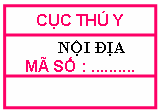 Quyết định 48/2005/QĐ-BNN của Bộ Nông nghiệp và Phát triển nông thôn về việc quy định mẫu dấu kiểm soát giết mổ, tem kiểm tra vệ sinh thú y